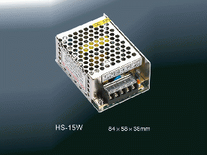  Enclosed Switching Power Supply HS-15W