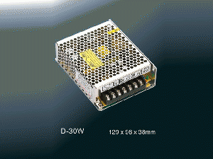  Enclosed Switching Power SupplyD-30W