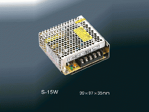 Enclosed Switching Power SupplyS-15W